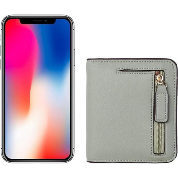 Womens Rfid Blocking Small Compact Bifold Luxury Genuine Leather Pocket Wallet - Picture 5 of 6